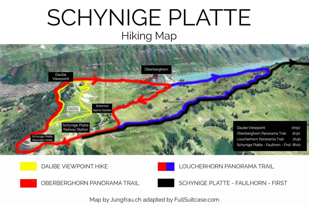 Picture of: Best Hikes at Schynige Platte (+ Map, Info & Tips)
