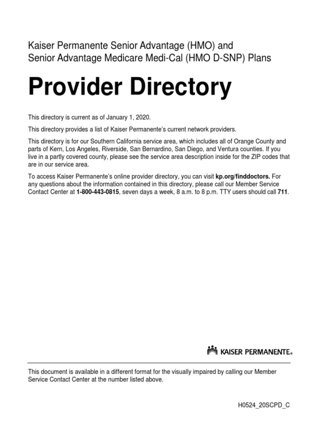 Picture of: CA Scal Provider Directory  PDF  Physician  Primary Care
