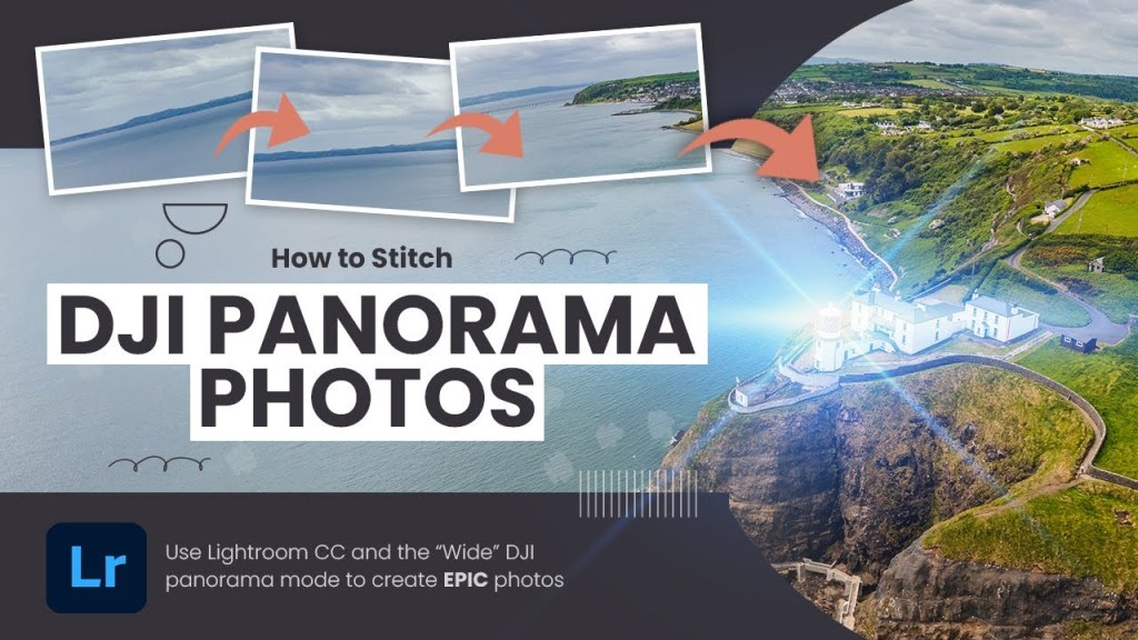 Picture of: How to Stitch Panorama Lightroom  DJI Mini
