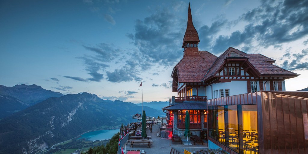 Picture of: Panorama-Restaurant Harder Kulm  jungfrau